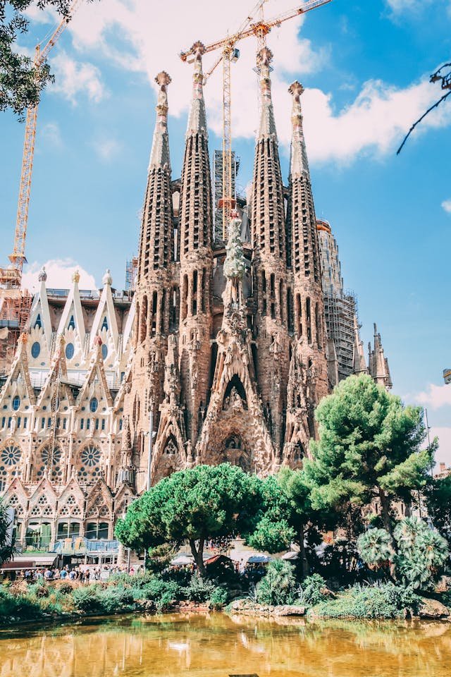 Sagrada familia, Barcelone. Visiter Barcelone en bus depuis Paris